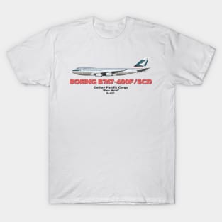 Boeing B747-400F/SCD - Cathay Pacific Cargo "Bare Metal" T-Shirt